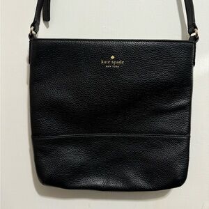 Kate Spade New York Crossbody Black Leather Bag
